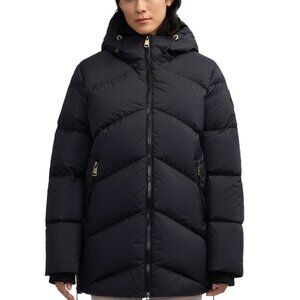 Pajar Fallon Boxy Inverted Chevron Quilted Down Puffer - NWT